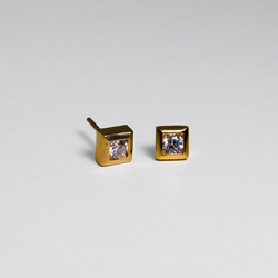 Gold gem square