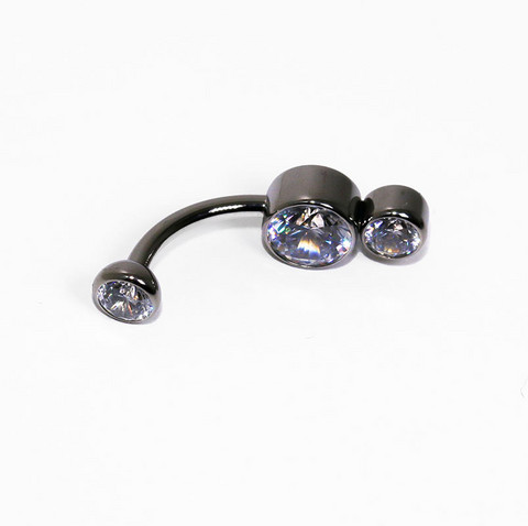 Triple gem navel curve