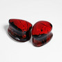Red black teardrop