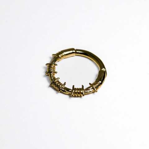 Barbed wire clicker