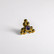 Gold triple cluster Sabrina