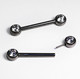 Threadless nipple bar
