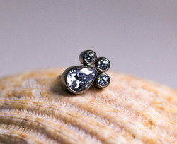 Teardrop cluster end