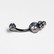 Triple gem cluster navel bar