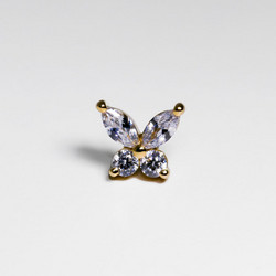 Gold gem flutterby