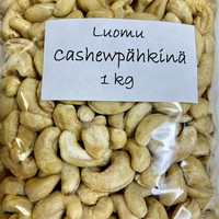 Cashewpähkinä 1 kg, luomu
