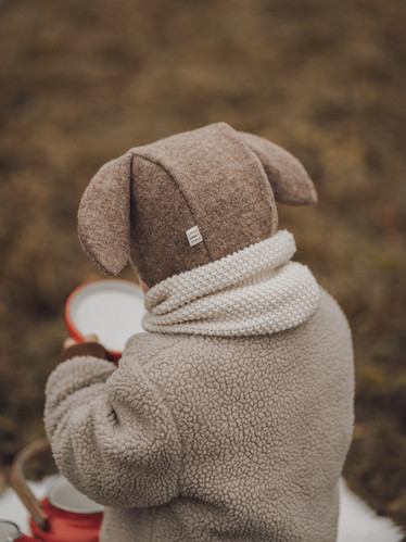 Pupu Bonnet Boiled Wool