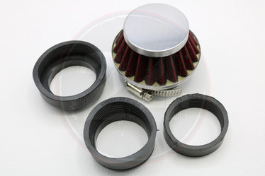 Ilmansuodatin Power filter 42/45-54mm kromi