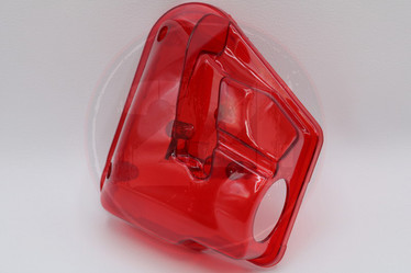 Ilmansuodatin kotelon kansi läpinäkyvä punainen, Minarelli vaaka / Kiina skootterit 2T