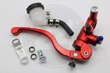 Etujarrusylinteri Radial CNC alumiini, punainen