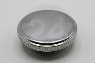 Polttoainesäiliön korkki kromi 39mm