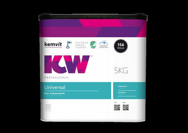 KW Universal kirjo-/valkopesujauhe 5 kg