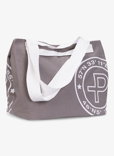 Pelle P Tote bag - Puuvillainen Pelle P -logolla varustettu olkalaukku