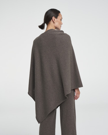 Holebrook Sofie poncho dark taupe