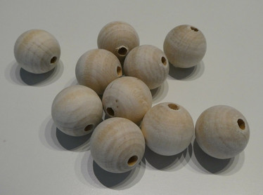 Puupallo 20 mm, 10 kpl