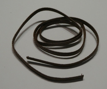 Tekonahkahihna 3 mm, ruskea