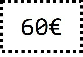 Gift card 60 EUR