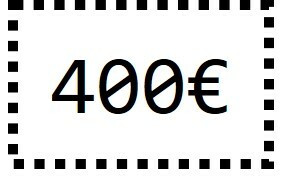 Gift card 400 EUR