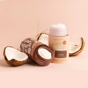 Coconut Vanilla Body Scrub + Body Butter lahjasetti