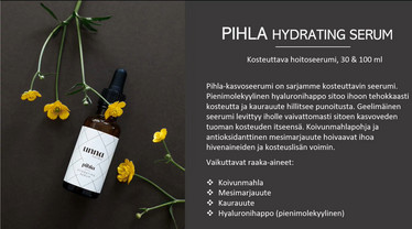 Unna Nordic Seerumi, PIHLA Hydrating Serum 30 ml