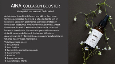 Unna Nordic Seerumi, AINA Collagen Booster 30 ml