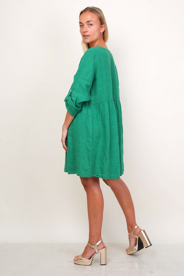 Angelina pellavamekko  Green