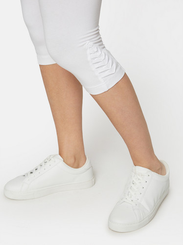 Tyylikkäät leggingsit, valkoinen