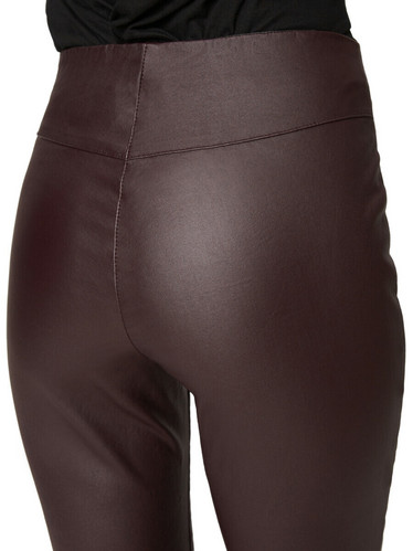 Keinonahka legginsit , Wine Fudge