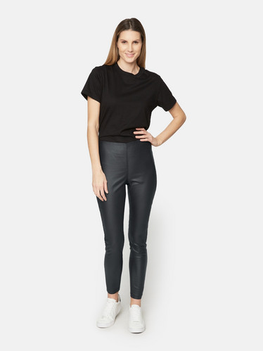 Keinonahka legginsit , Black