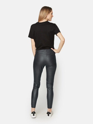 Keinonahka legginsit , Black