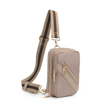 Sling & Belt Bag beige