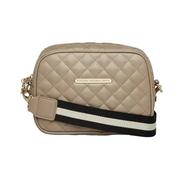 Linnea Harlequin Crossbody Bag , taupe