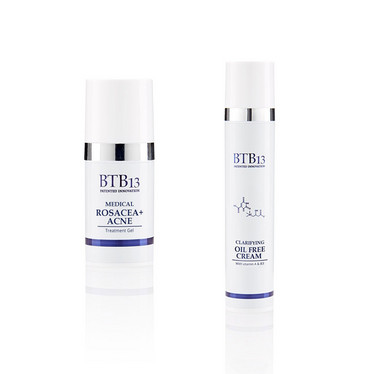 BTB13 Medical Clarifying Oil-free Cream 50 ml+ Medical Rosacea + Acne Treatment Cream 15 ml