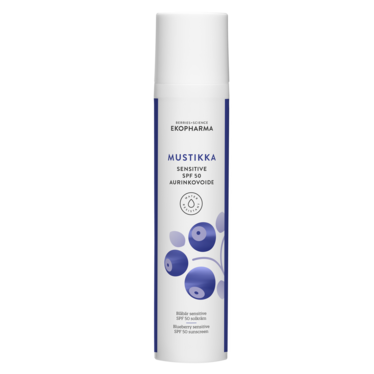 Mustikka Sensitive SPF50 Aurinkovoide 100ml