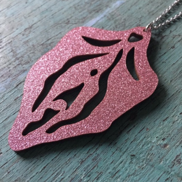 Kokonainen kaulakoru glitteroosa