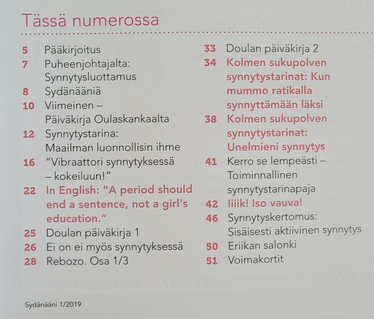 Sydänääni-lehti 1/2019