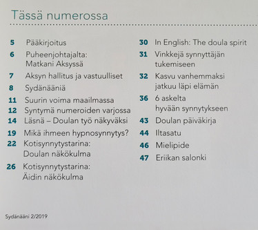 Sydänääni-lehti 2/2019