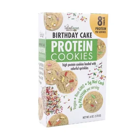 Protein Cookies Birthday Cake