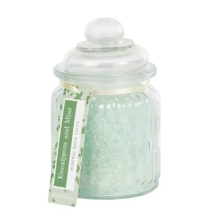 Eucalyptus and Mint Bath Salt Jar