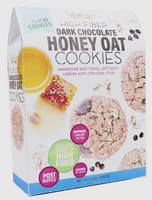 High Fibre Cookies - Dark Chocolate, Honey & Oat
