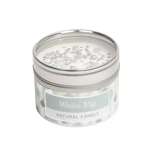 White Fig Tin Candle