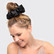 Satin Sleep Pillow Scrunchie Black/Gold