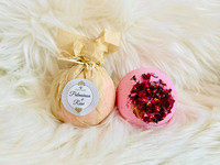 Therapeutic Bath Bomb Palmarosa & Rose Essential