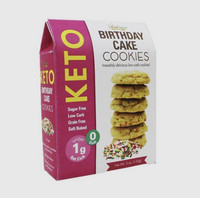 KETO Cookies - Birthday Cake