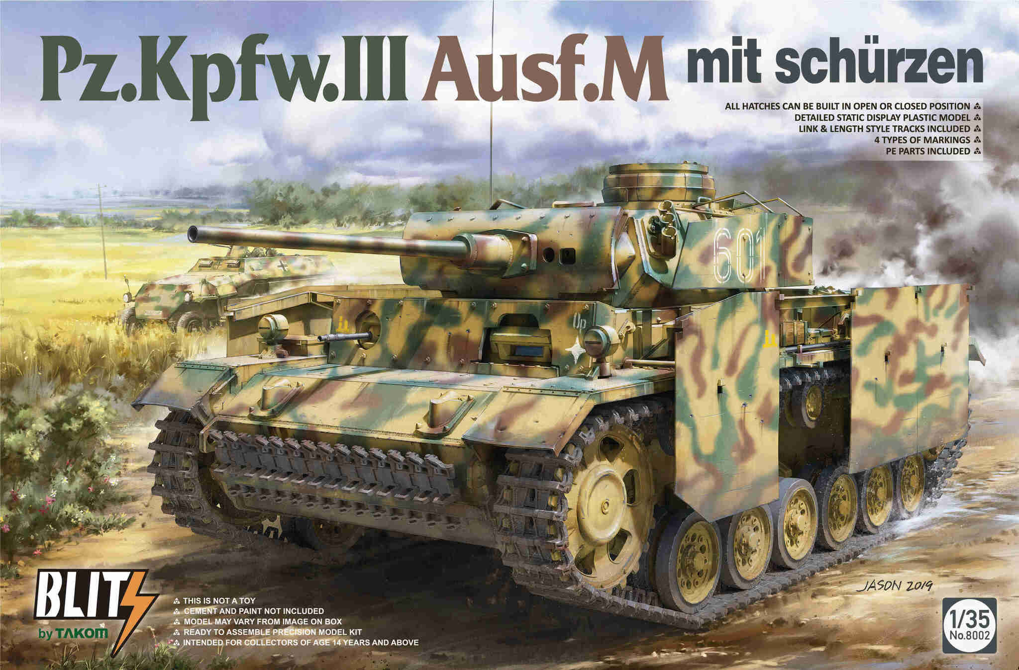 Panzer III. Sd.Kfz 141 Pz.Kpf.W. III Ausf.M – Manse Models