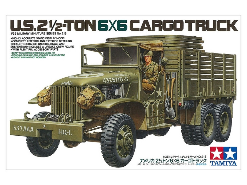 US 2.5 Ton 6X6 Cargo Truck – Manse Models