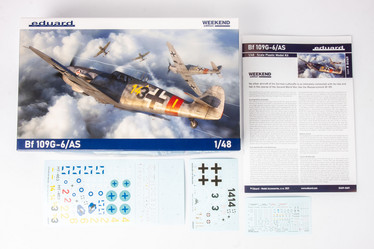 Messerschmitt Bf 109G-6/AS (Weekend Edition)     Sisältää 2x suomidecalit (kts. kuvat)