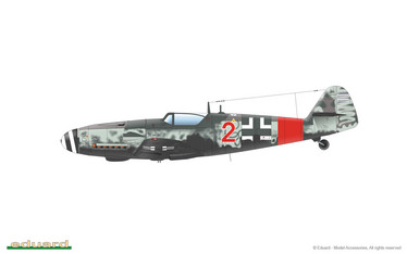 Messerschmitt Bf 109G-6/AS (Weekend Edition)     Sisältää 2x suomidecalit (kts. kuvat)