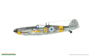 Messerschmitt Bf 109G-6/AS (Weekend Edition)     Sisältää 2x suomidecalit (kts. kuvat)