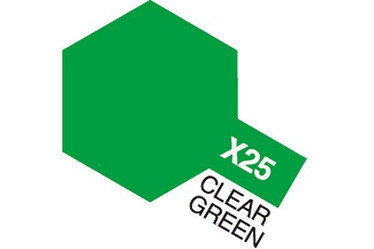 X-25 Clear green